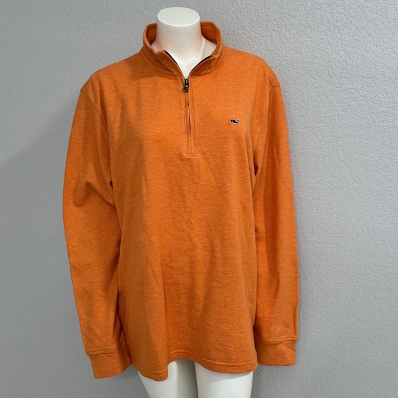 Vineyard Vines Orange Pullover - Picture 1 of 8
